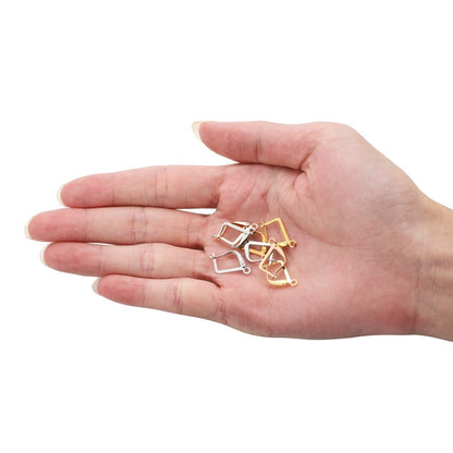 Crochets de boucles d'oreilles à levier français, 50 pièces