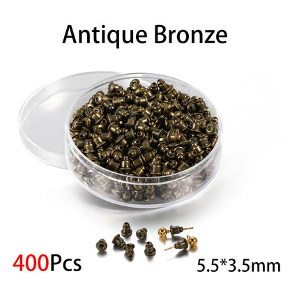 Boîte de boucles d'oreilles en silicone, 800 pièces