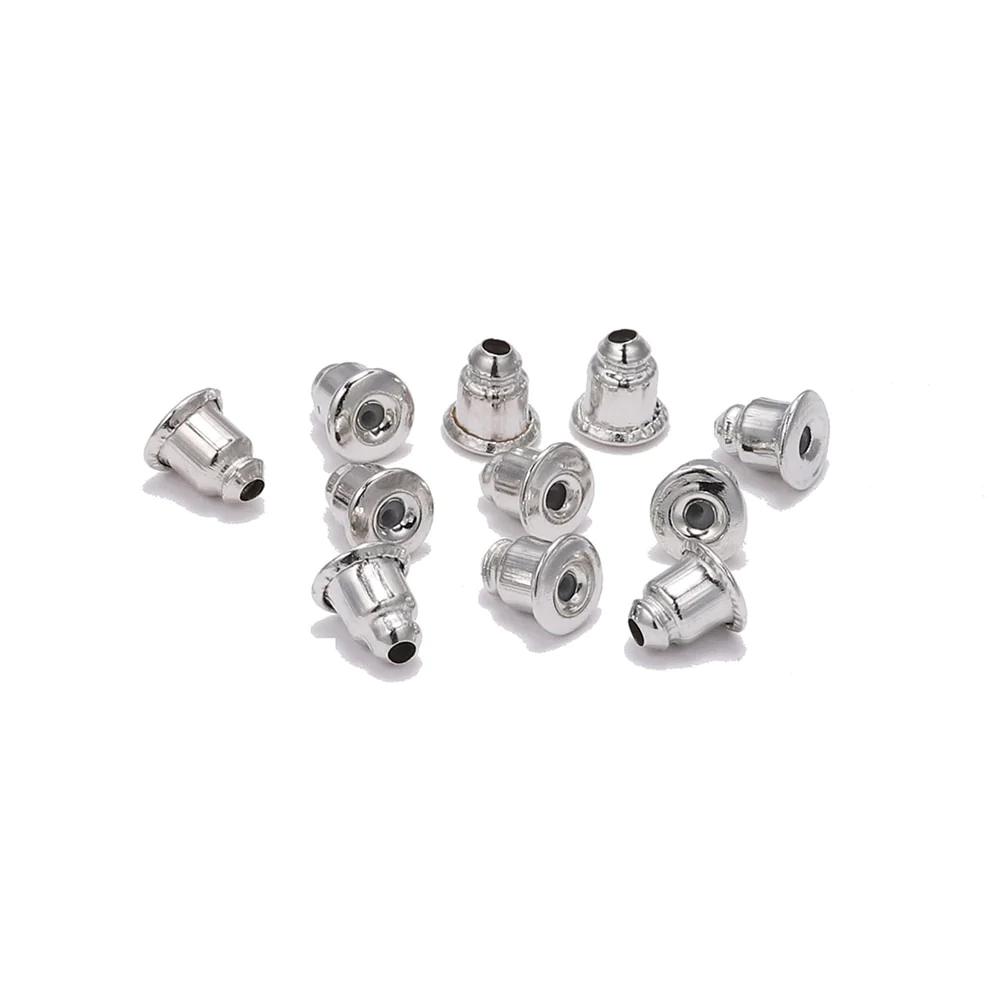 Rubber Earring Backs Earnuts, 100-200pcs