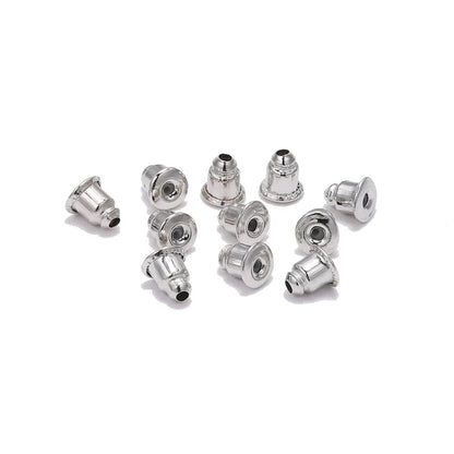 Rubber Earring Backs Earnuts, 100-200pcs