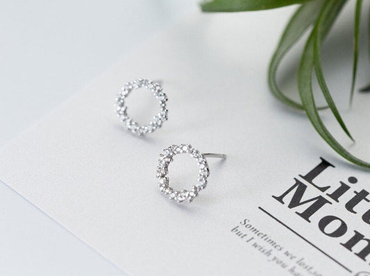 Verlobungs-Statement-Ohrstecker