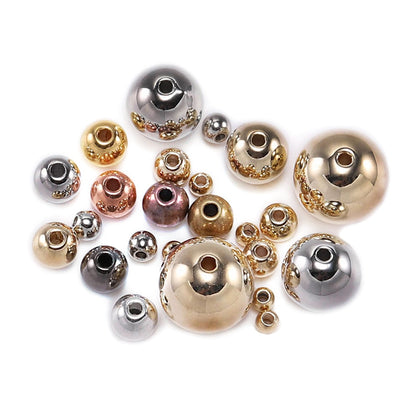 30-400pcs Round Spacer CCB Bead
