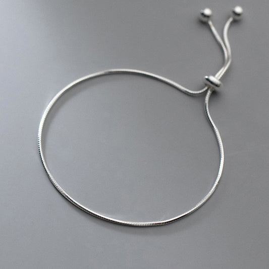 Adjustable Snake Link Chain Bracelet