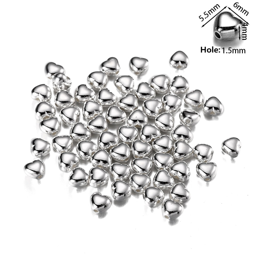 CCB Acrylic Spacer Beads: Star, Heart, Wheel