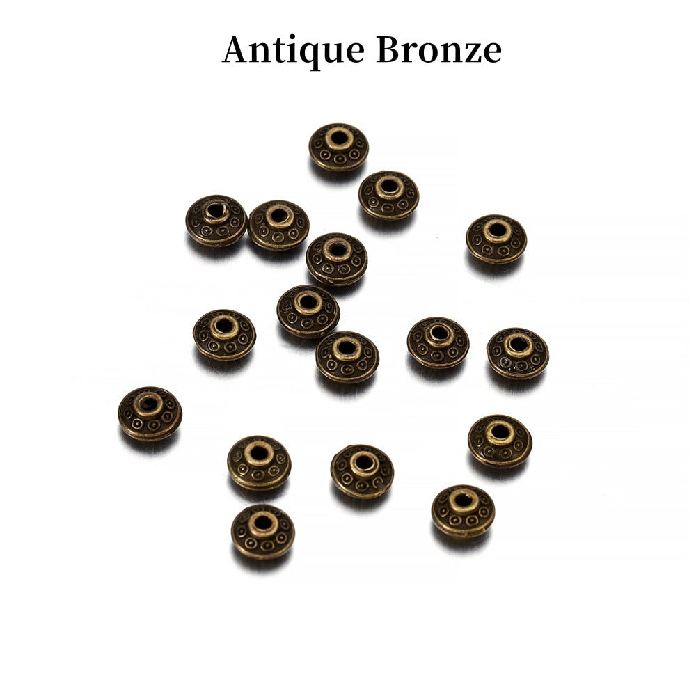 6mm Vintage Cone Spacer Bead, 50pcs