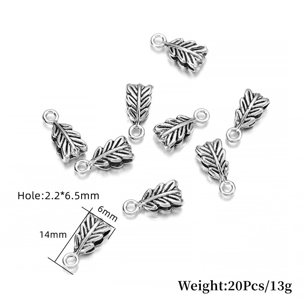 Antike Verbindungsclip-Bügelperlen, 20 Stück/Menge