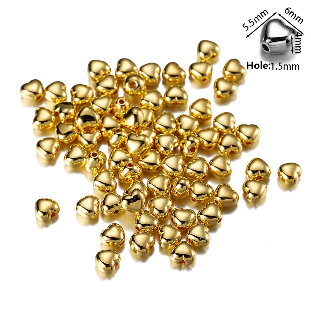 CCB Acrylic Spacer Beads: Star, Heart, Wheel