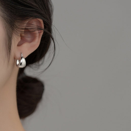 Einfache glatte Kreis-Creolen