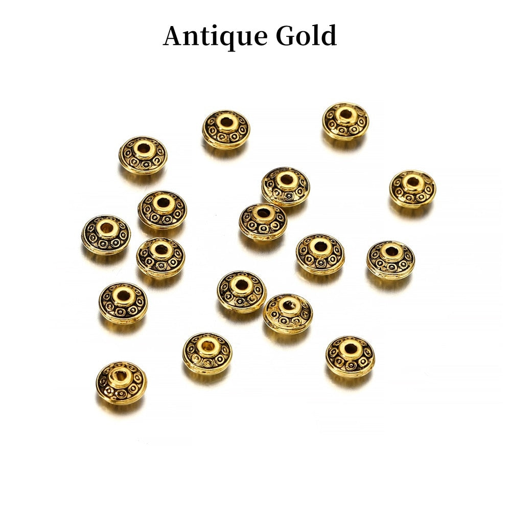 6mm Vintage Cone Spacer Bead, 50pcs