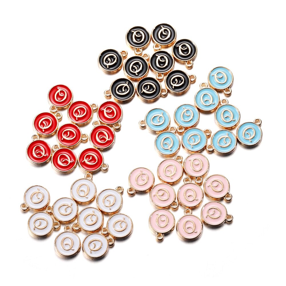 20–26 Stück AZ-Buchstaben-Alphabet-Anhänger