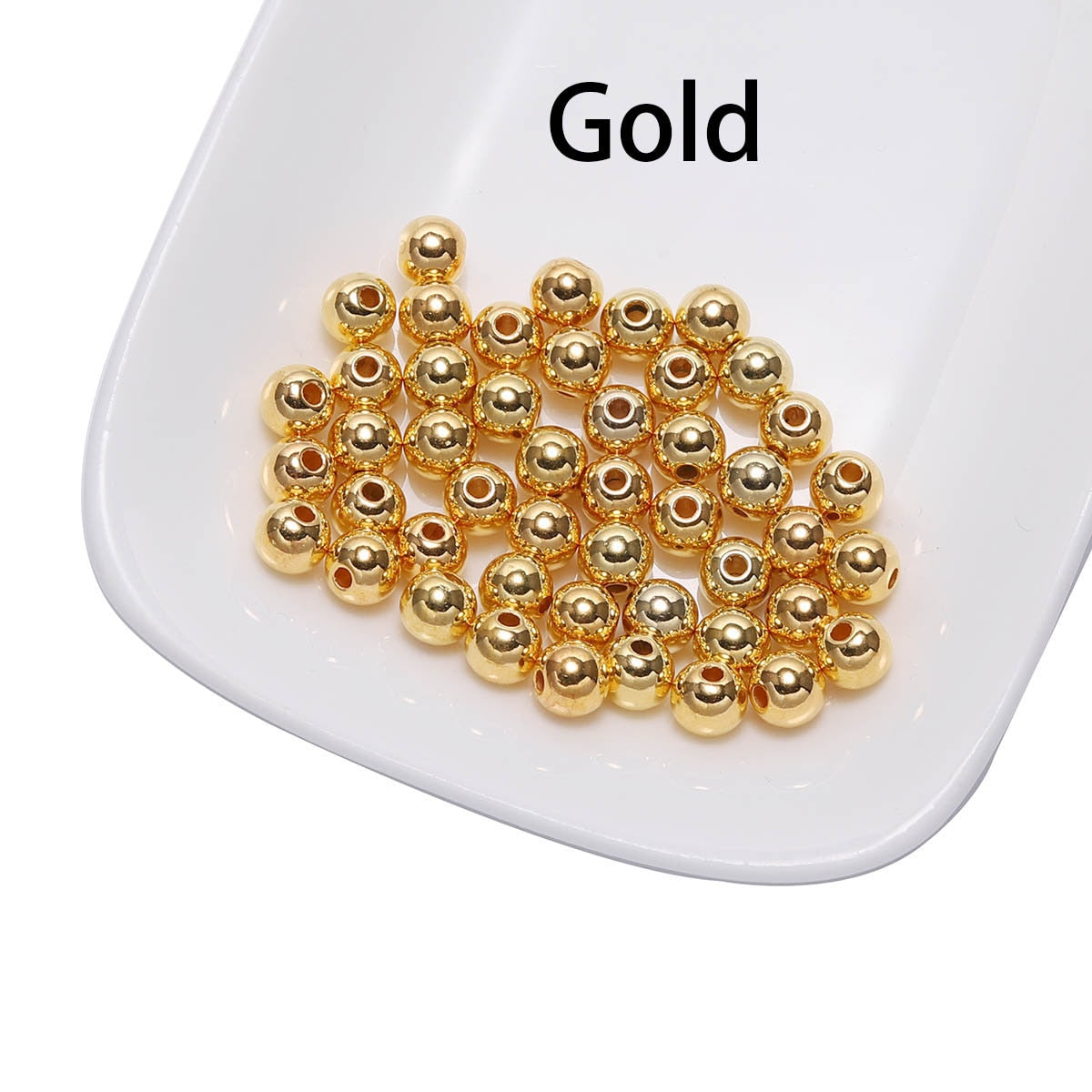 30-400pcs Round Spacer CCB Bead