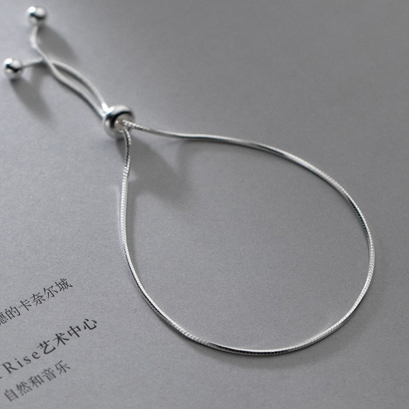 Adjustable Snake Link Chain Bracelet