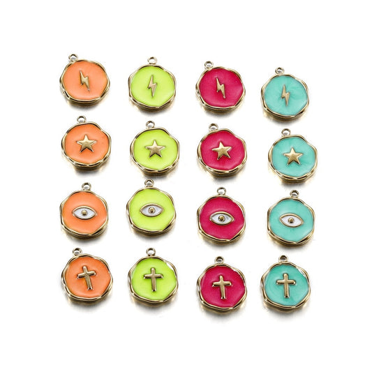 Cute Cartoon Pendant, 5Pcs