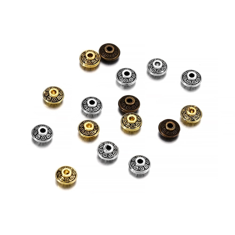 6mm Vintage Cone Spacer Bead, 50pcs