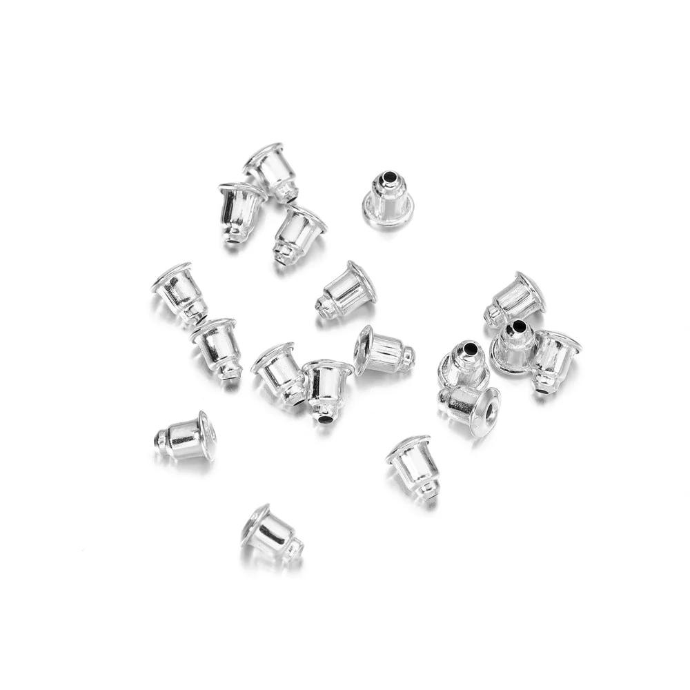Rubber Earring Backs Earnuts, 100-200pcs