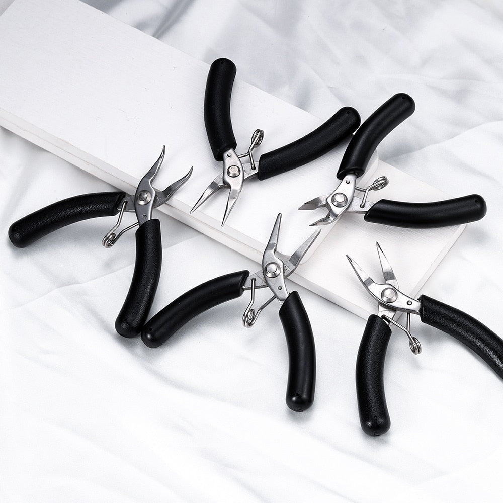 Stainless Steel Jewelry Pliers with Wire Cutter