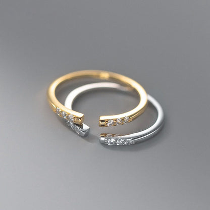 Gold Charm Stackable Ring