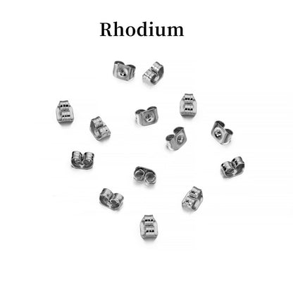 Dos de boucles d'oreilles avec bouchon d'oreille papillon, 200 pièces