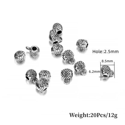 Antike Verbindungsclip-Bügelperlen, 20 Stück/Menge