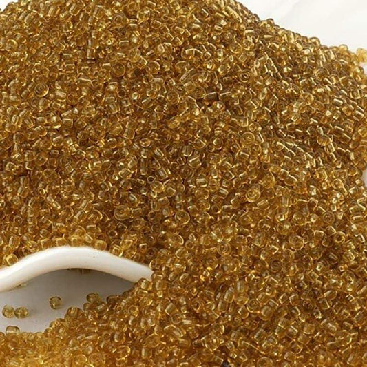 Brown Transparent japanese seed beads, 2mm 12/0  toho Miyuki Delica small glass beads, Austria round beads, Clear, 1000 pcs 