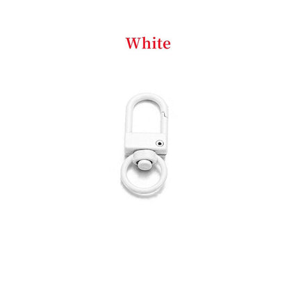 Buckle Key Ring Clasps, Mixed Color 