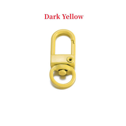Buckle Key Ring Clasps, Mixed Color 
