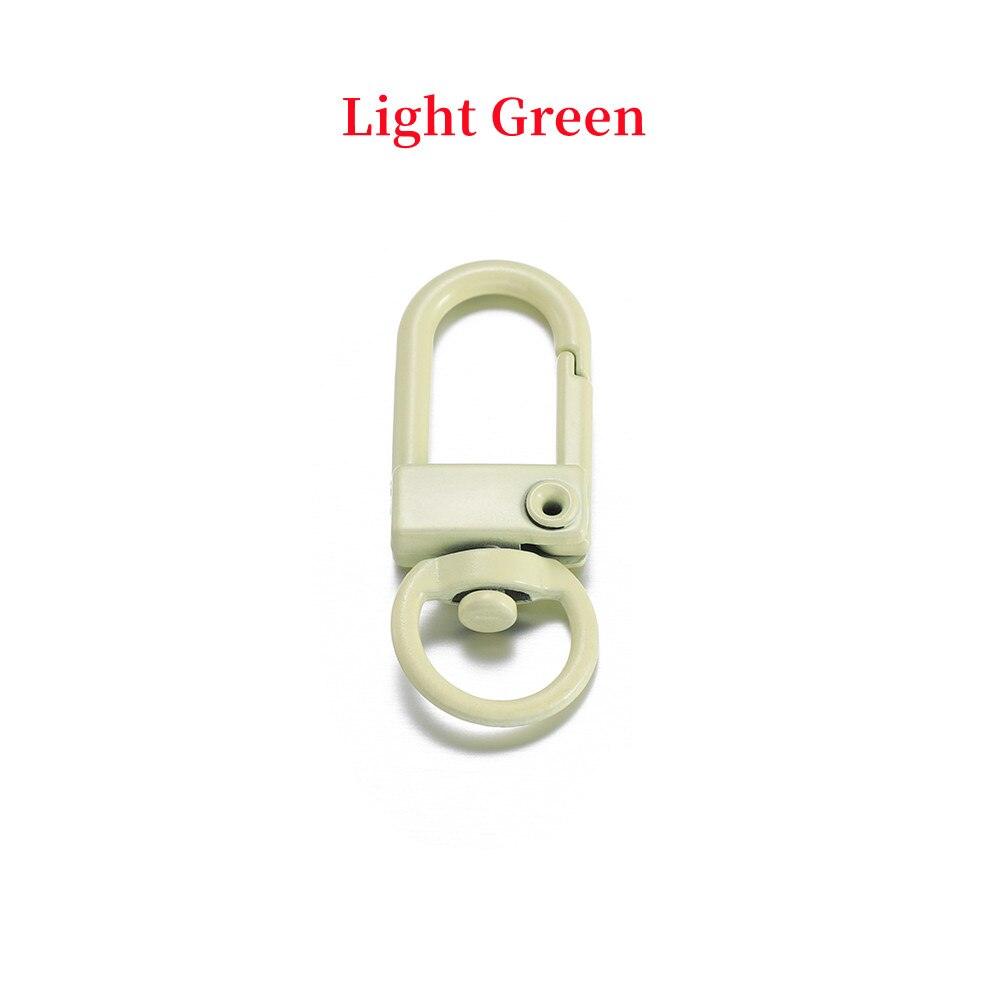 Buckle Key Ring Clasps, Mixed Color 