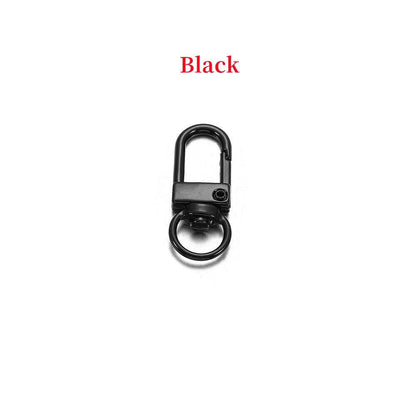 Buckle Key Ring Clasps, Mixed Color 