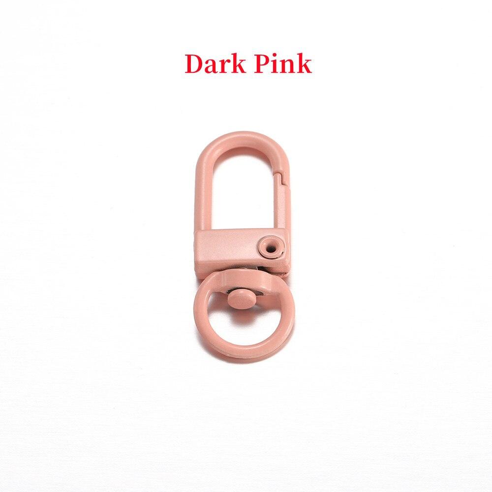 Buckle Key Ring Clasps, Mixed Color 