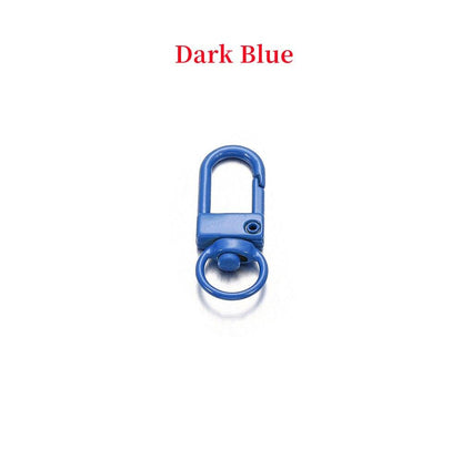 Buckle Key Ring Clasps, Mixed Color 