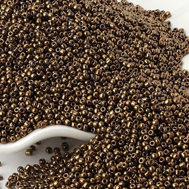 Copper Opaque Toho Seed Beads, round assorted toho beads, 2mm delica beads,  japanese small glass Austria beads, 1000pcs 