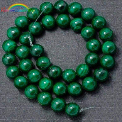 Grade AAA Natural Malachite Beads, Loose Gemstone, 4-12mm, 15.5'' strand 