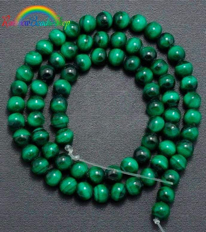 Grade AAA Natural Malachite Beads, Loose Gemstone, 4-12mm, 15.5'' strand 