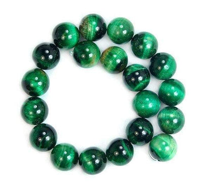 Green Tiger Eye Gemstone Beads, 6mm 8mm 10mm 12mm beads, Round Jewelry Natural Stone Beads 