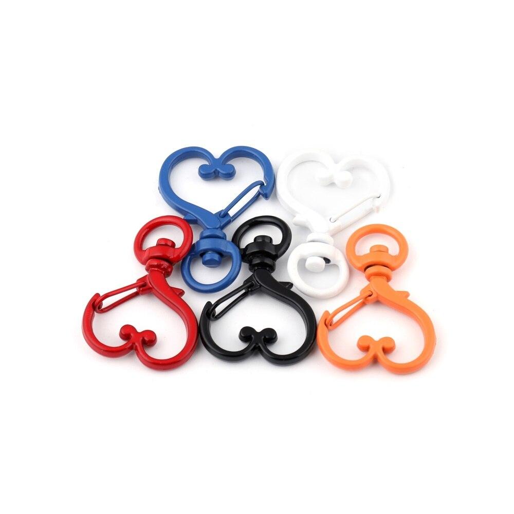 Heart Lobster Clasps, Key Rings 