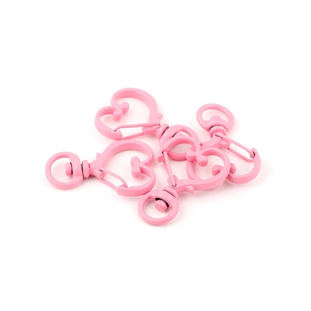 Heart Lobster Clasps, Key Rings 
