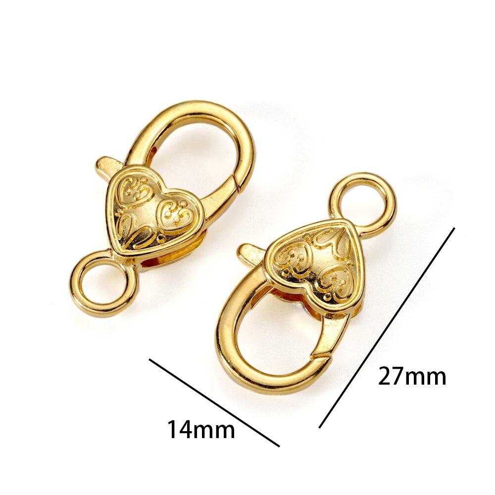 Heart Shape Lobster Clasp 