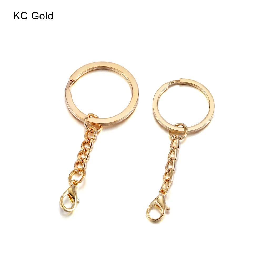 Key Ring With Eye Screws with Key Chain, 10/20pcs 