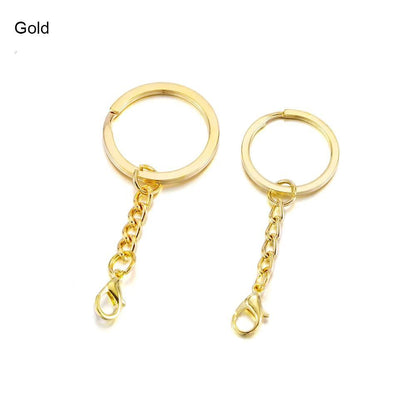 Key Ring With Eye Screws with Key Chain, 10/20pcs 