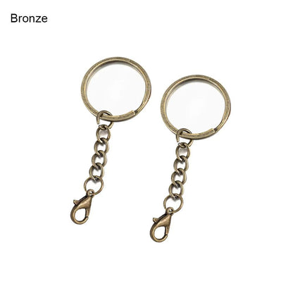 Key Ring With Eye Screws with Key Chain, 10/20pcs 