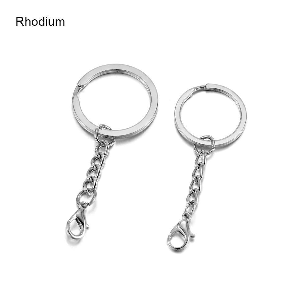 Key Ring With Eye Screws with Key Chain, 10/20pcs 