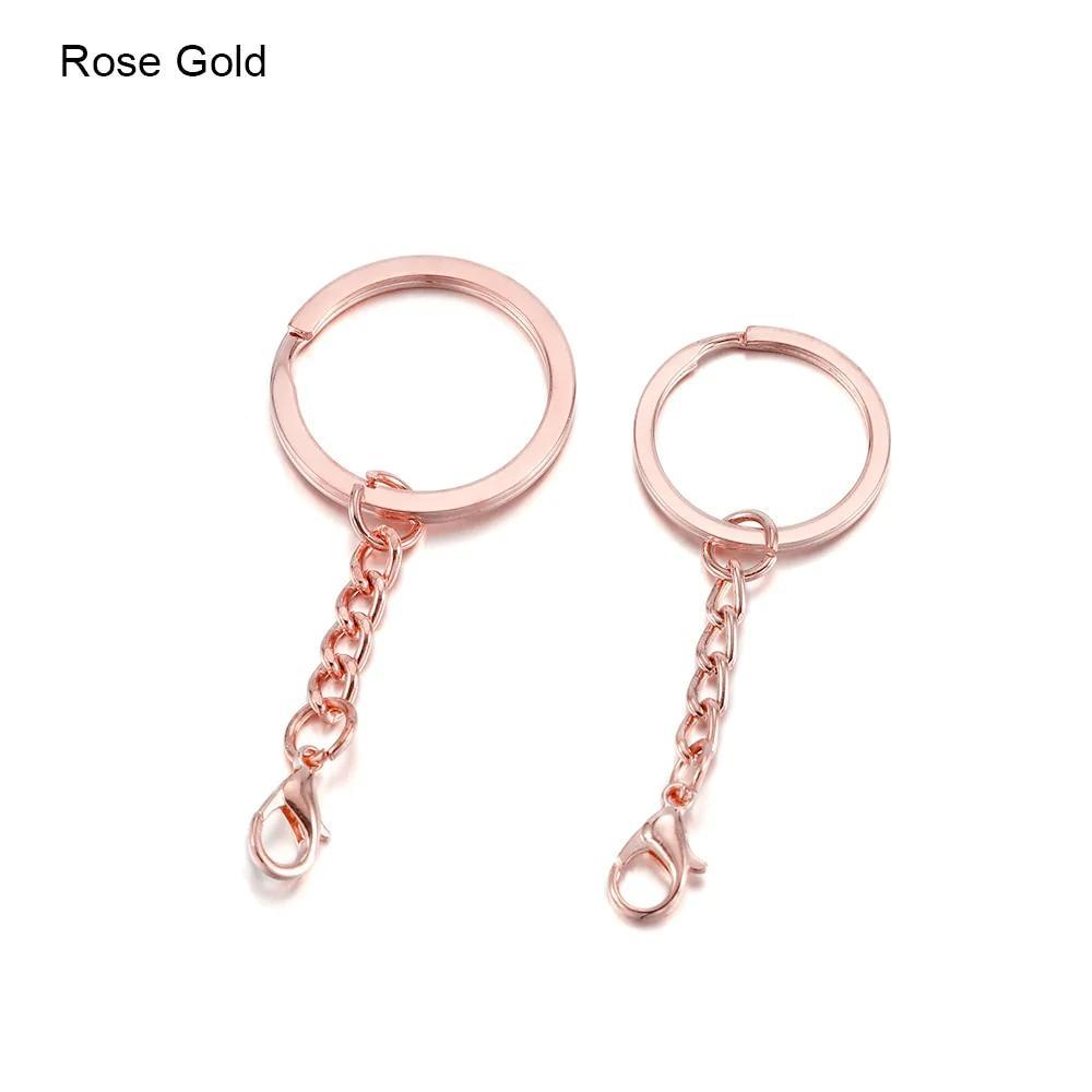 Key Ring With Eye Screws with Key Chain, 10/20pcs 