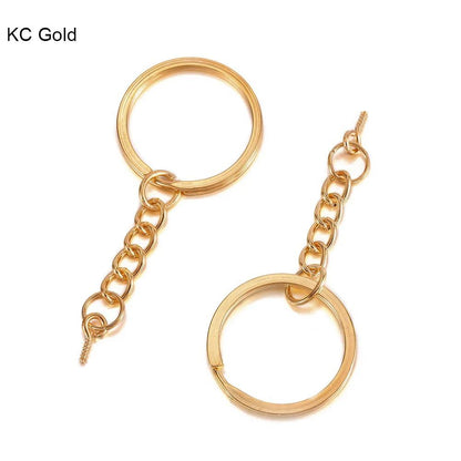 Key Ring With Eye Screws with Key Chain, 10/20pcs 