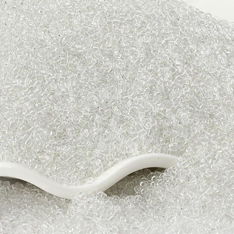 Limpid Transparen  preciosa seed beads, beadworking 2mm 12/0  Miyuki Delica small glass beads, Austria round beads, Clear, 1000 pcs 