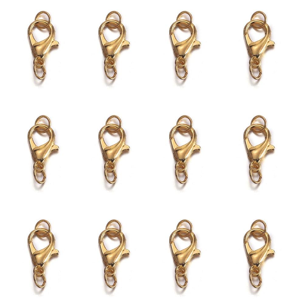 Lobster Clasps With Jump Rings 