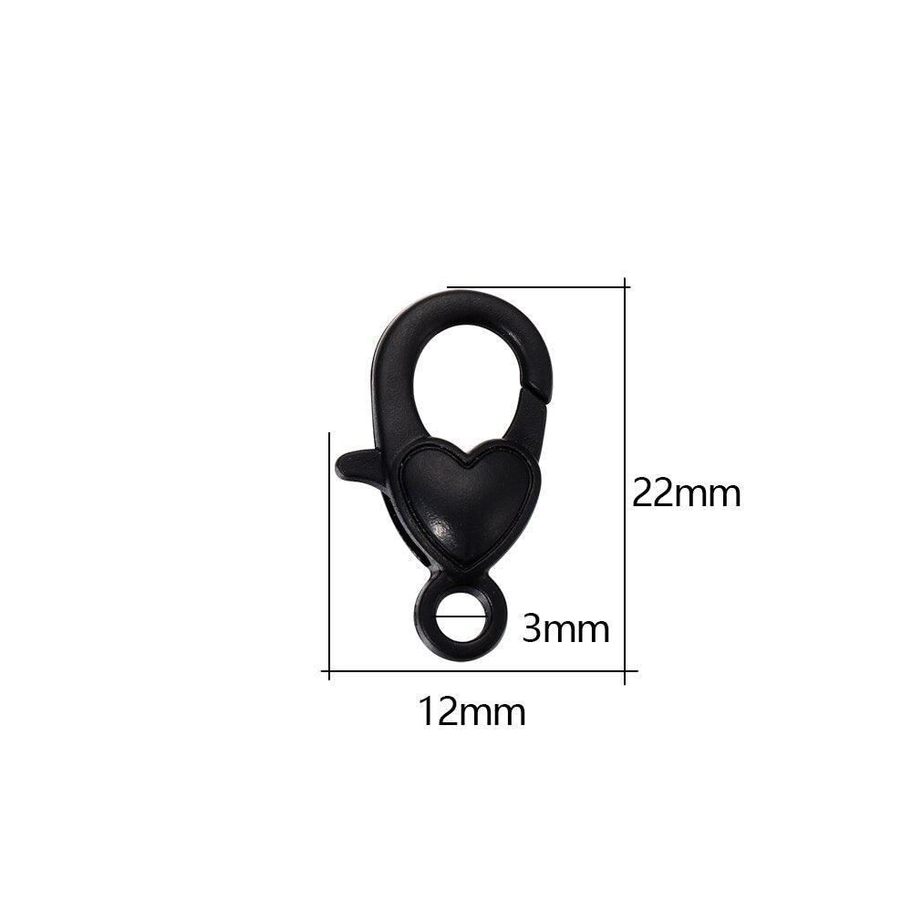 Love Key Chain Ring Lobster Clasp 