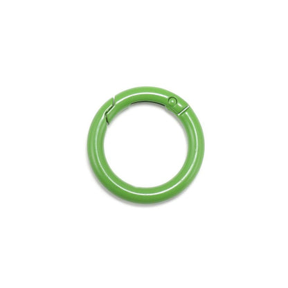 Metal Openable Round Carabiner Keychain Clasps, Multicolor 