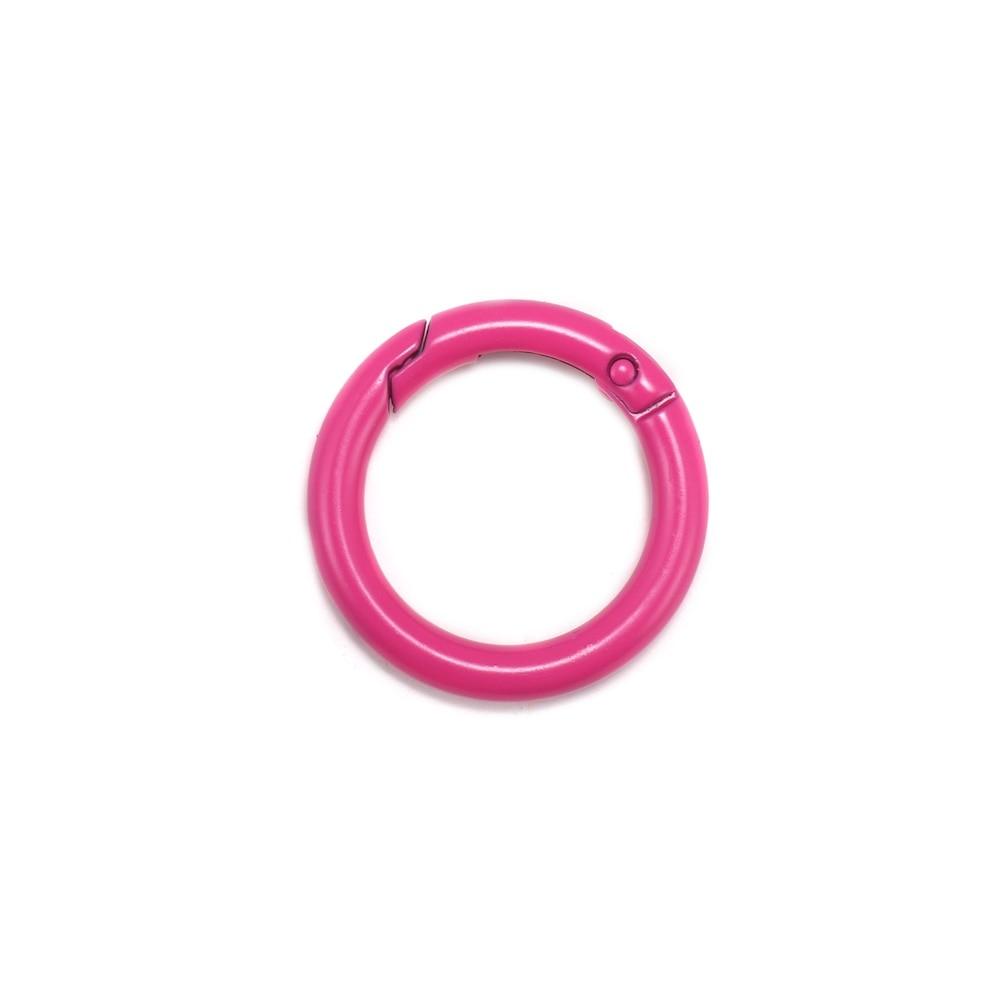 Metal Openable Round Carabiner Keychain Clasps, Multicolor 