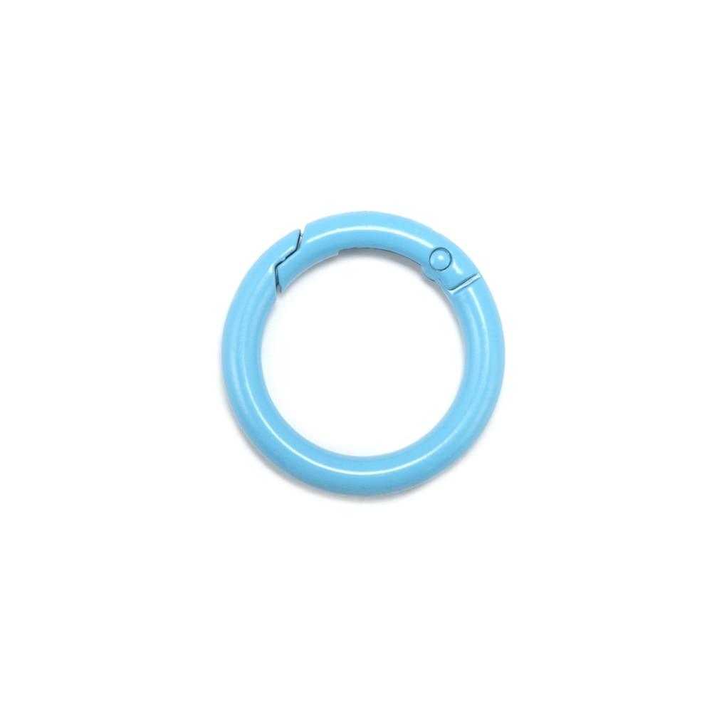Metal Openable Round Carabiner Keychain Clasps, Multicolor 