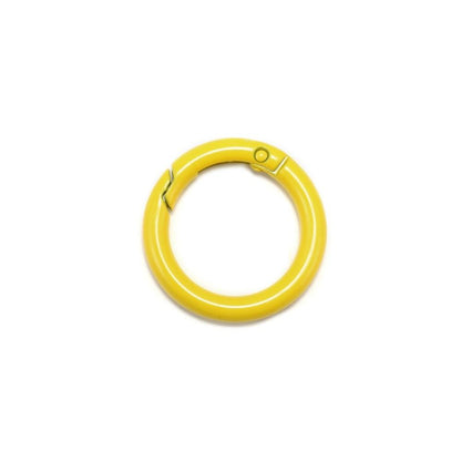 Metal Openable Round Carabiner Keychain Clasps, Multicolor 